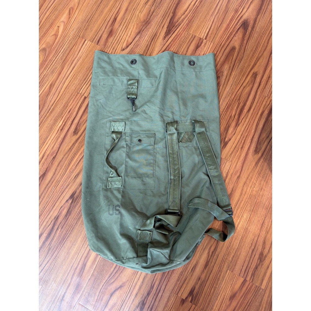 US Military Green Canvas Duffel Bag